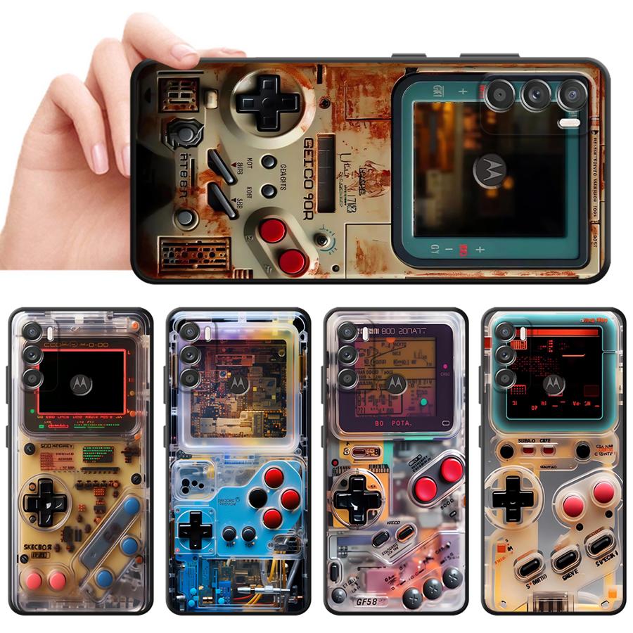 Retro Gaming Case - 레트로 게임 콘솔 케이스 Moto Edge