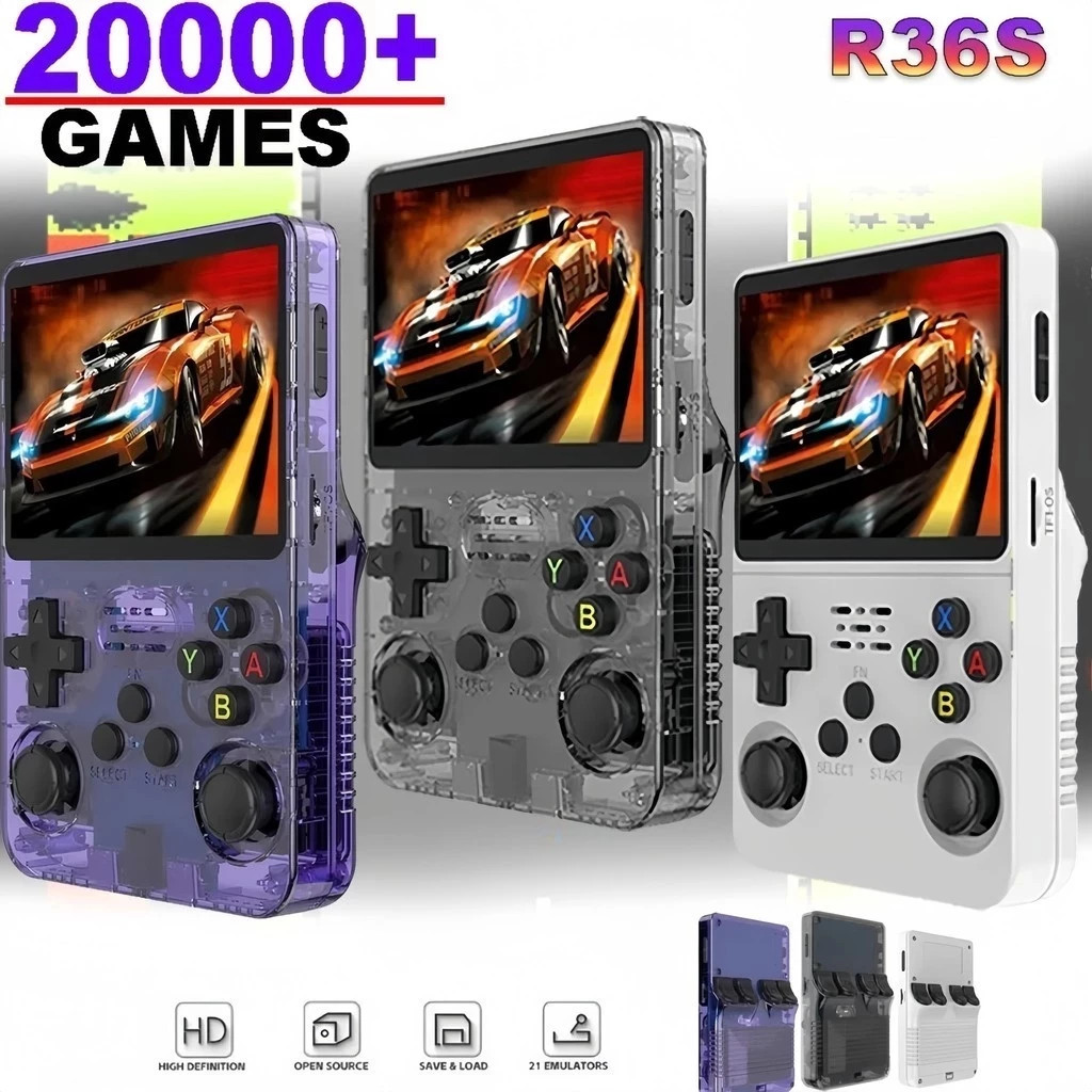 Retro Gaming Xbox - 미니 R36S 레트로 휴대용 비디오 게임