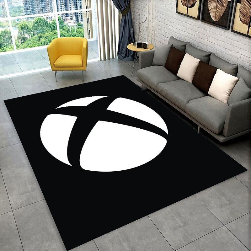 Retro Gaming Xbox - 레트로 Xbox 게임 게이머 로고 카펫