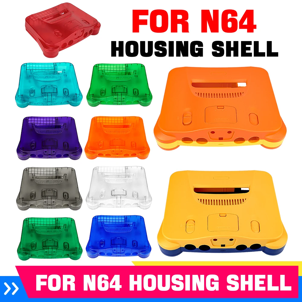 Retro Gaming Case - 11가지 색상의 N64 게임 콘솔용 교체