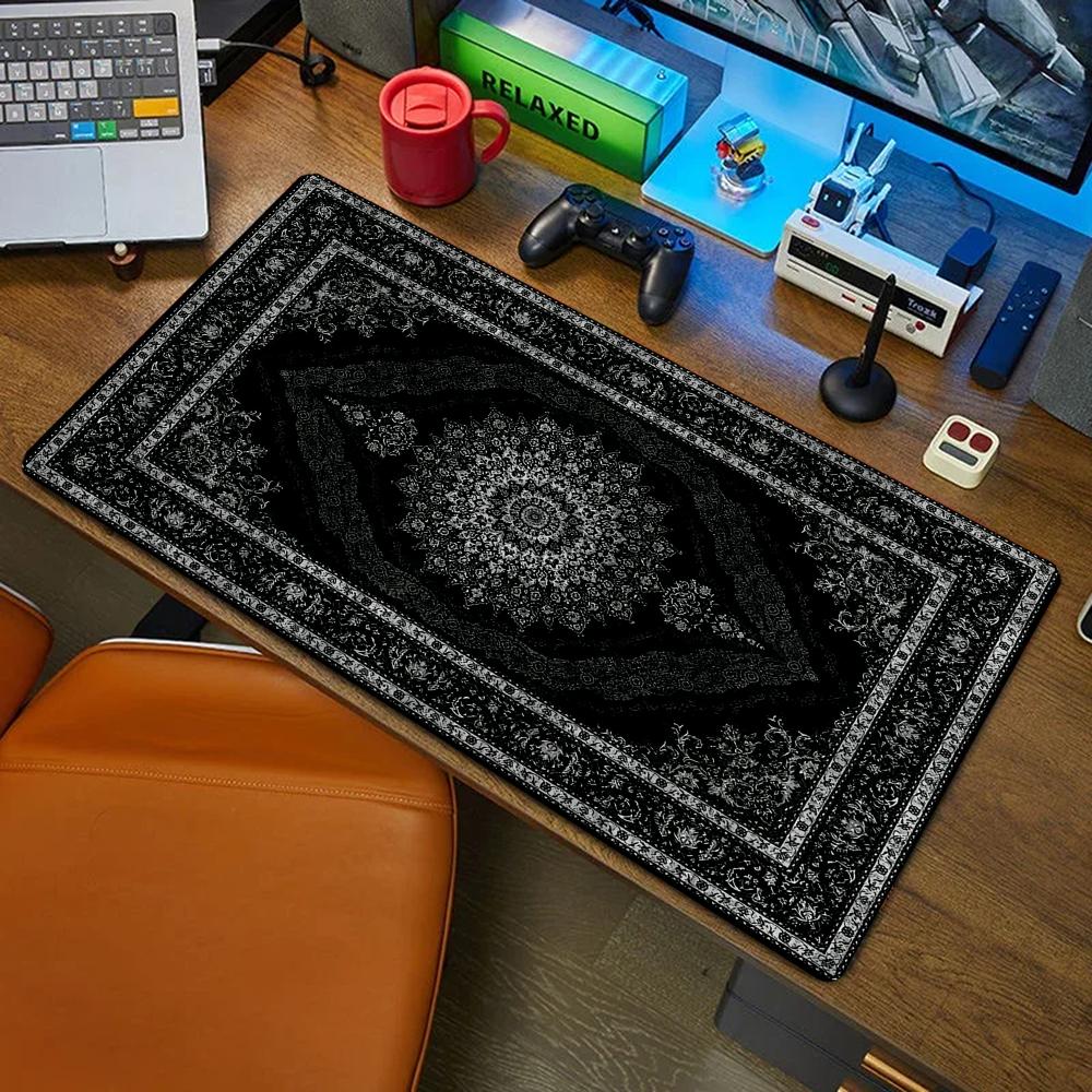 새로운 블랙 페르시안 카펫 신비한 레트로 마우스 패드  - Retro Gaming Keyboard And Mouse 리뷰 및 가격