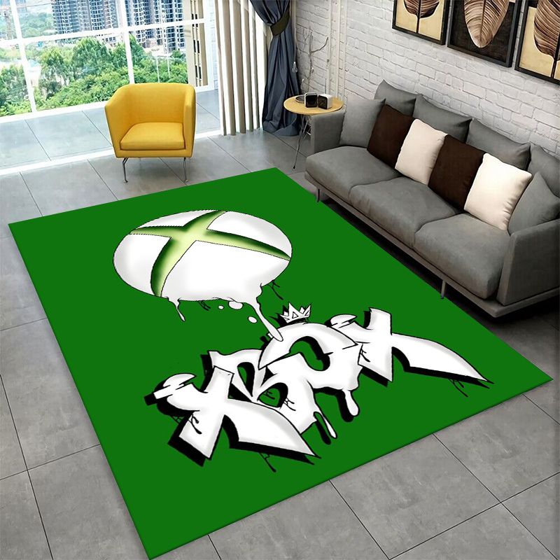 레트로 Xbox 게임 게이머 로고 카펫 러그 침실 거실 - Retro Gaming Xbox 리뷰 및 가격