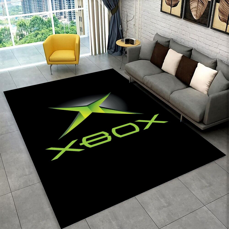 레트로 Xbox 게임 게이머 로고 카펫 러그, 침실 거 - Retro Gaming Xbox 리뷰 및 가격