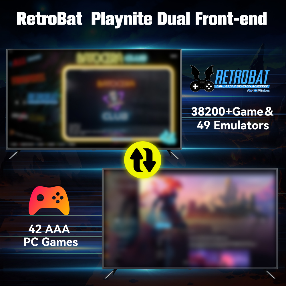 Retrobat&Playnite 시스템 HDD 레트로  - Retro Gaming Emulator 리뷰 및 가격
