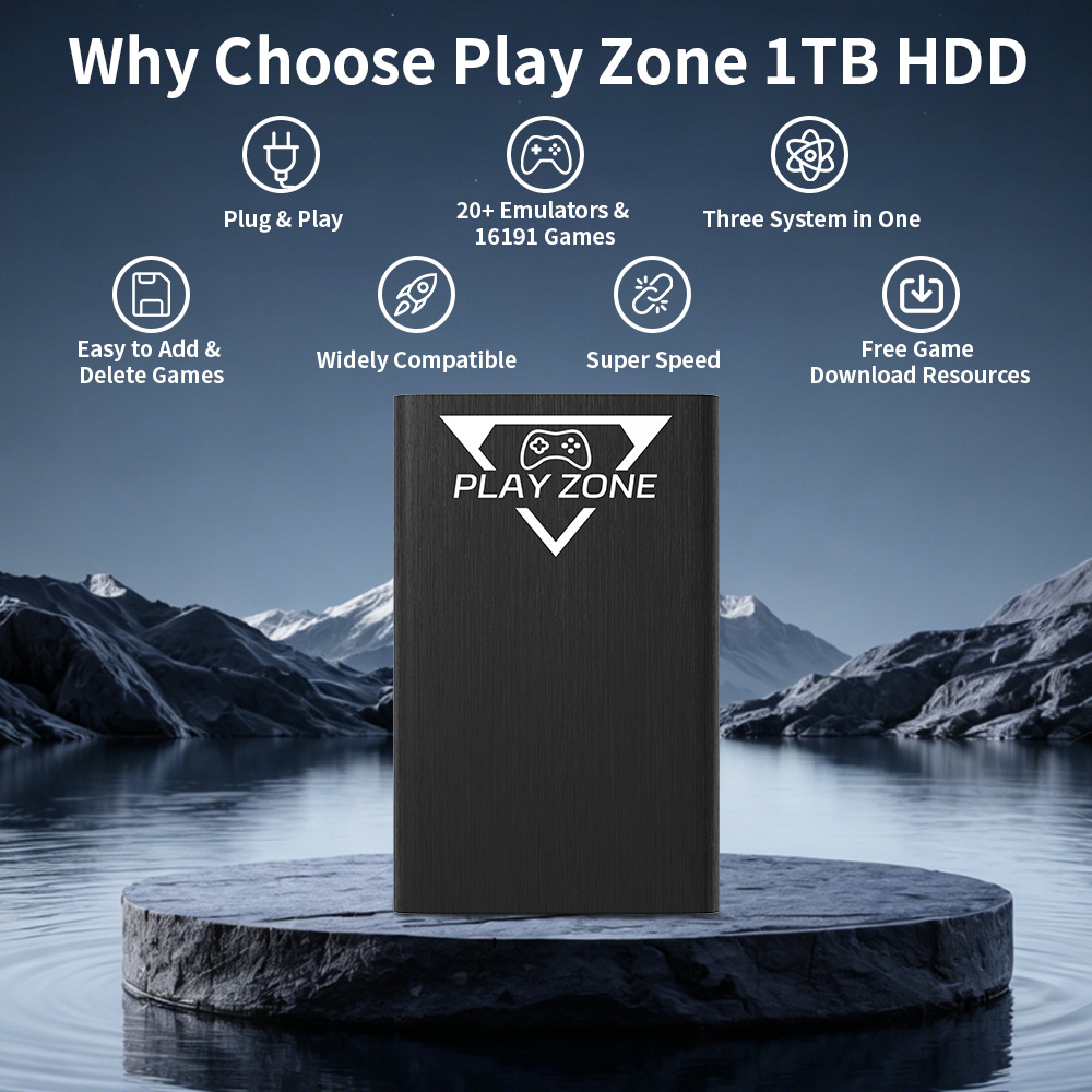 플레이존 1TB 휴대용 게임용 HDD (PS5/PS4/ - Retro Gaming Xbox 리뷰 및 가격