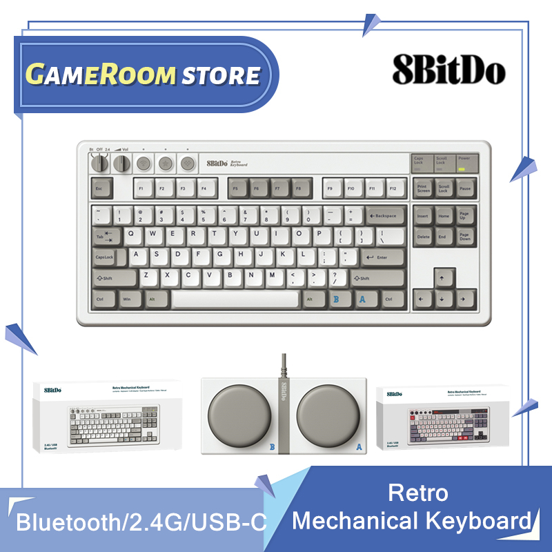 8Bitdo 레트로 기계식 키보드, 블루투스, 2.4G - Retro Gaming Usb 리뷰 및 가격