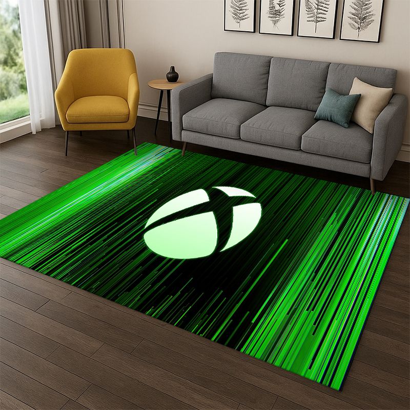 레트로 Xbox 게임 게이머 로고 카펫 러그 침실 거실 - Retro Gaming Xbox 리뷰 및 가격