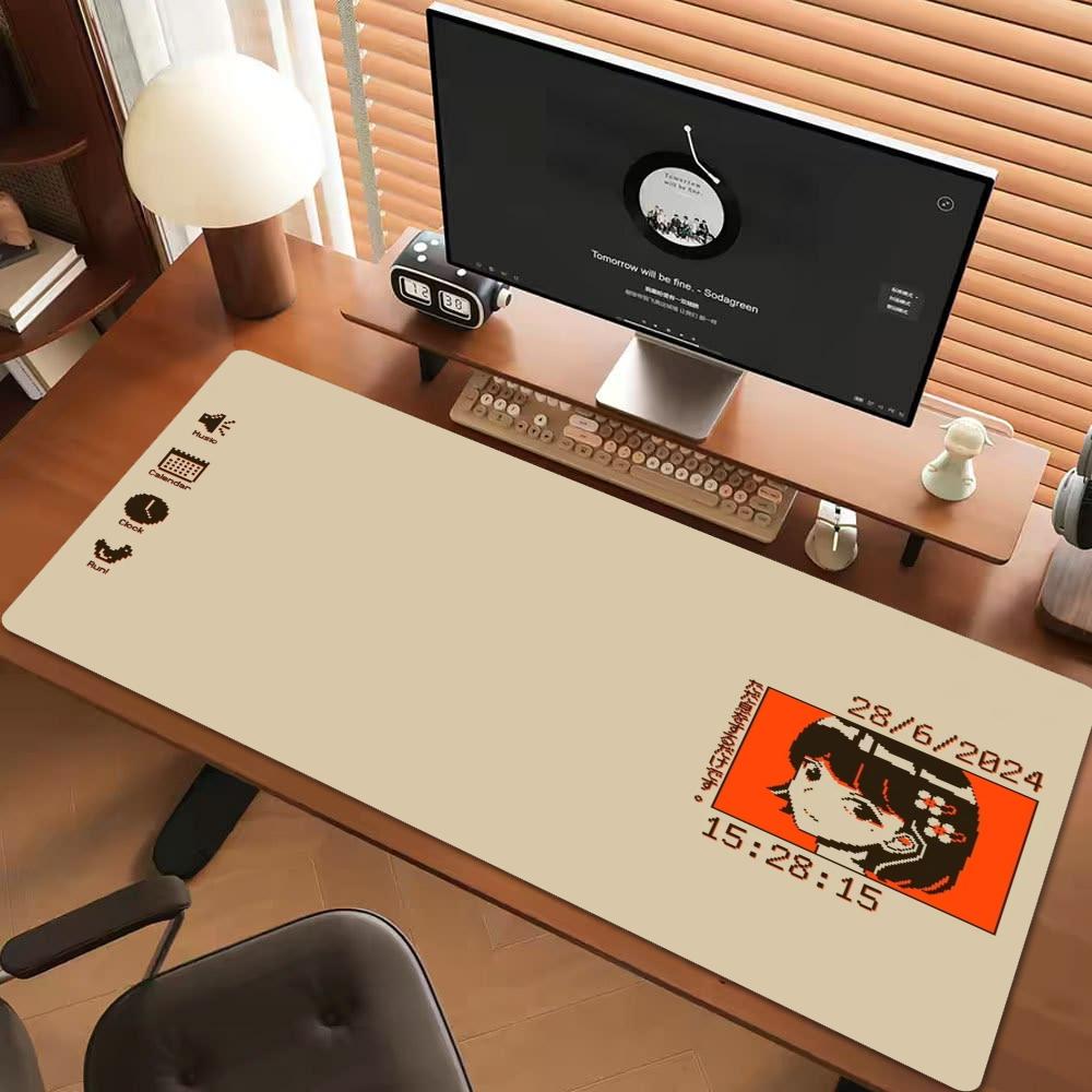 XXL 레트로 픽셀 아트 게임 마우스패드 빈티지 UI  - Retro Gaming Keyboard And Mouse 리뷰 및 가격